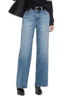 J. Crew Petite Everyday wide-leg ankle jean semi-stretch Bangkok Wash‎ Size 28P